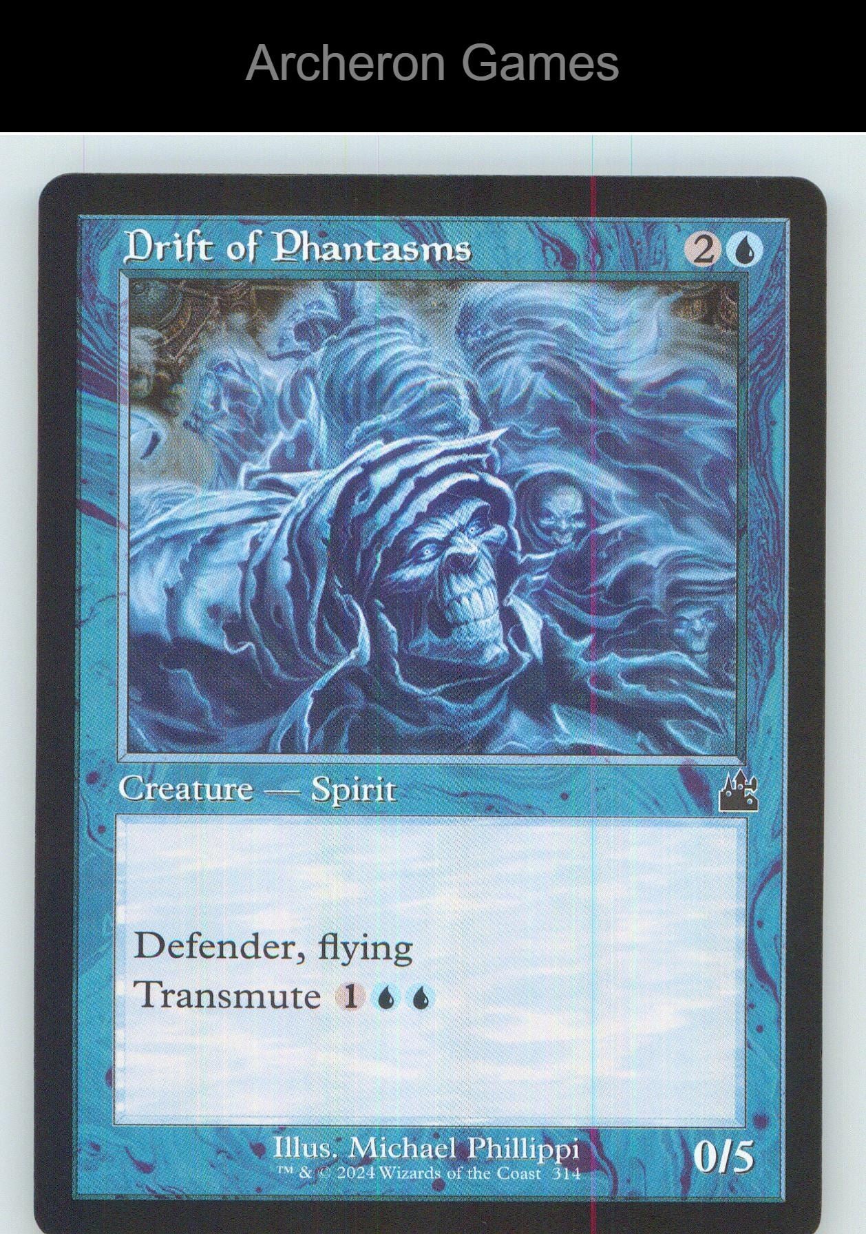 Drift of Phantasms (Retro Frame) RVR 314 C MTG Card NM/EX+