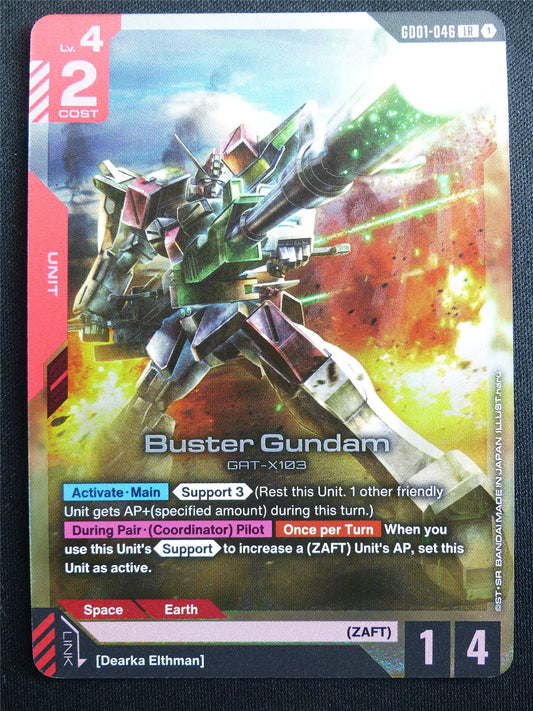 Buster Gundam GD01-056 LR Foil - Gundam Card #4DZ