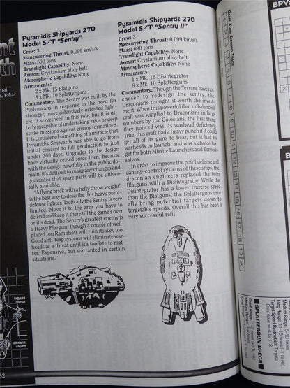 Silent Death: Operation Dry Dock Miniatures Sourcebook - I.C.E. Booklet #2QQ