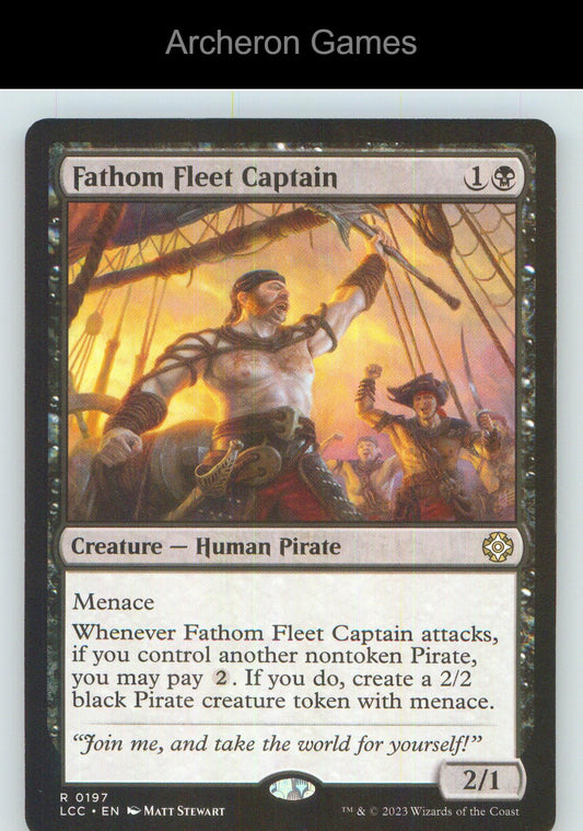 Fathom Fleet Captain LCC 197 R MTG Card NM/EX+