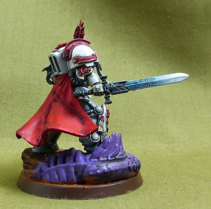 Captain in Terminator Armour painted - White Scars - Warhammer 40K #4PN