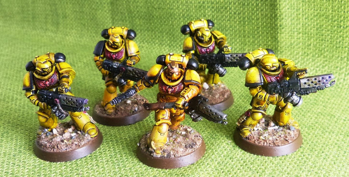 Heavy Intercessors Squad Painted - Space Marines - Warhammer AoS 40k #IM