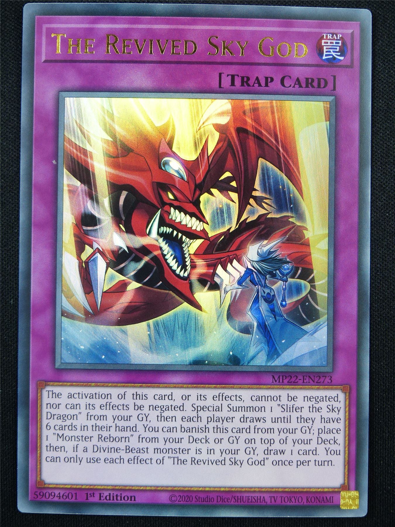 The Revived Sky God MP22 Ultra Rare - 1st ed Yugioh Card #200