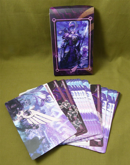 Emperor's Children Datasheet Cards incomplete - Warhammer 40K #D3