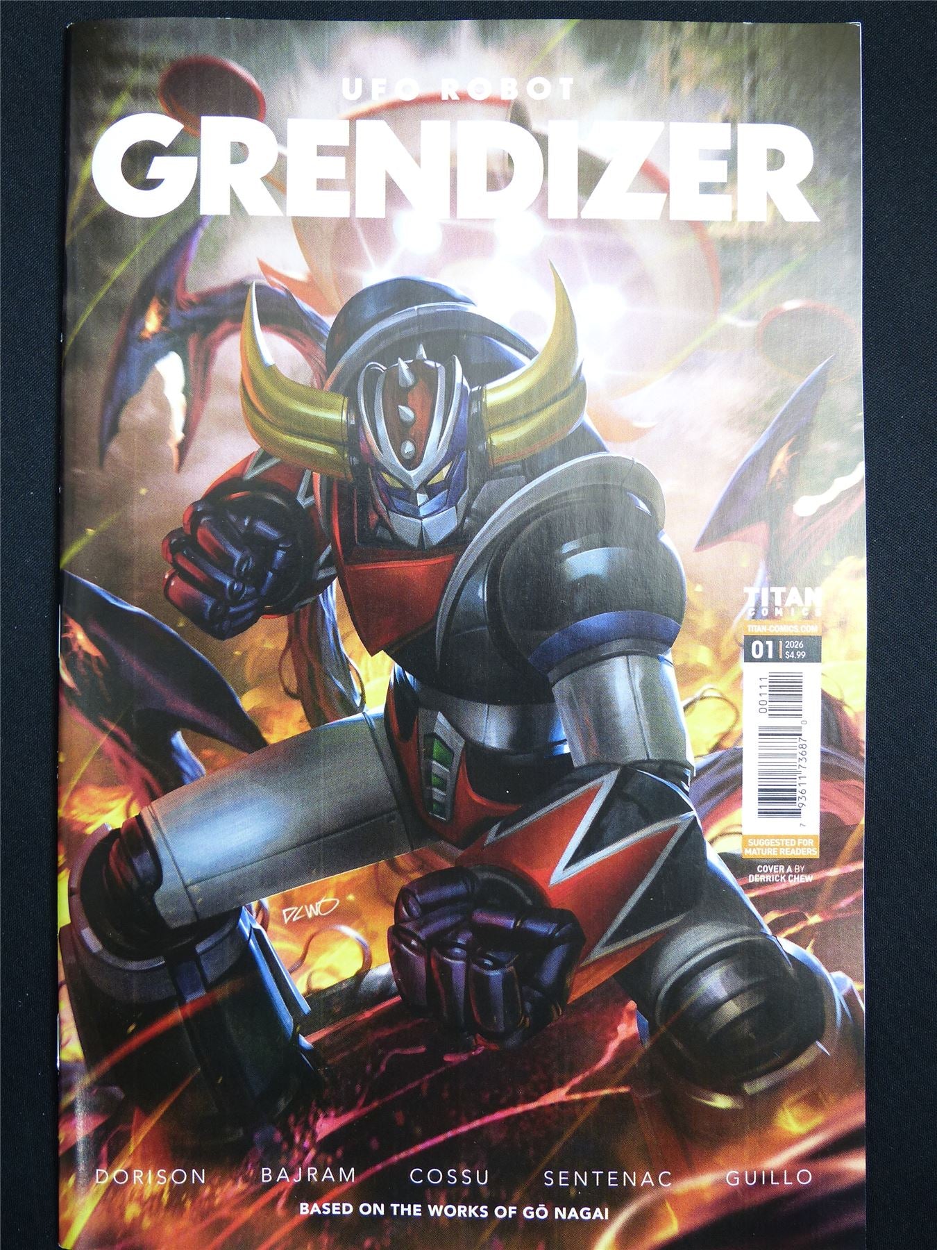 UFO Robot Grendizer #1 Cvr A - Aug 2026 Titan Comic #35O