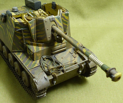 German Tank Destroyer Marder II painted 1:35 scale - WW2 Model #171