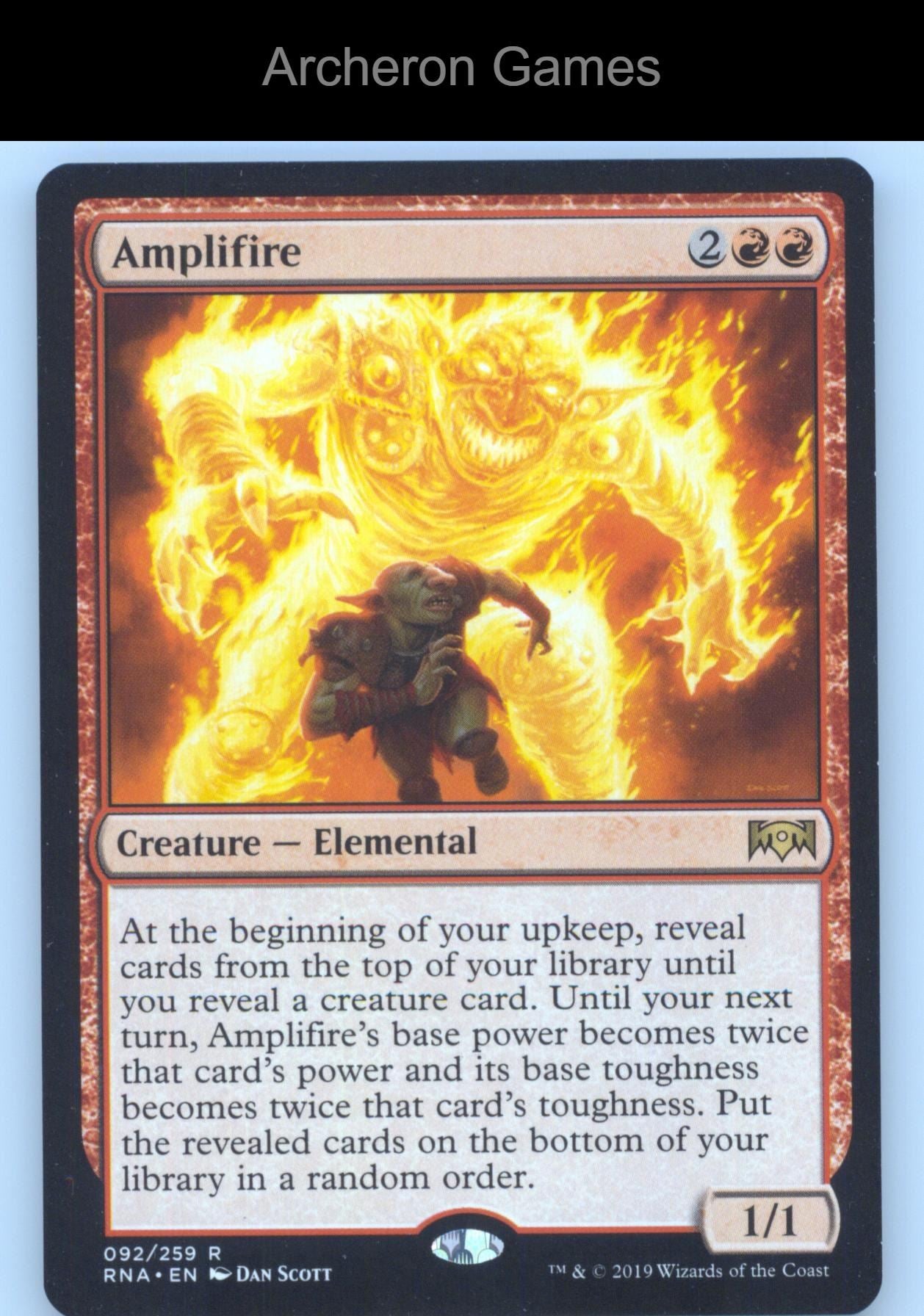 Amplifire 92 R MTG Card Ravnica Allegiance