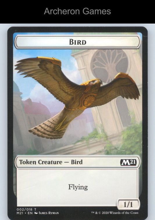 Bird Token 2 Token MTG Card Core Set 2021