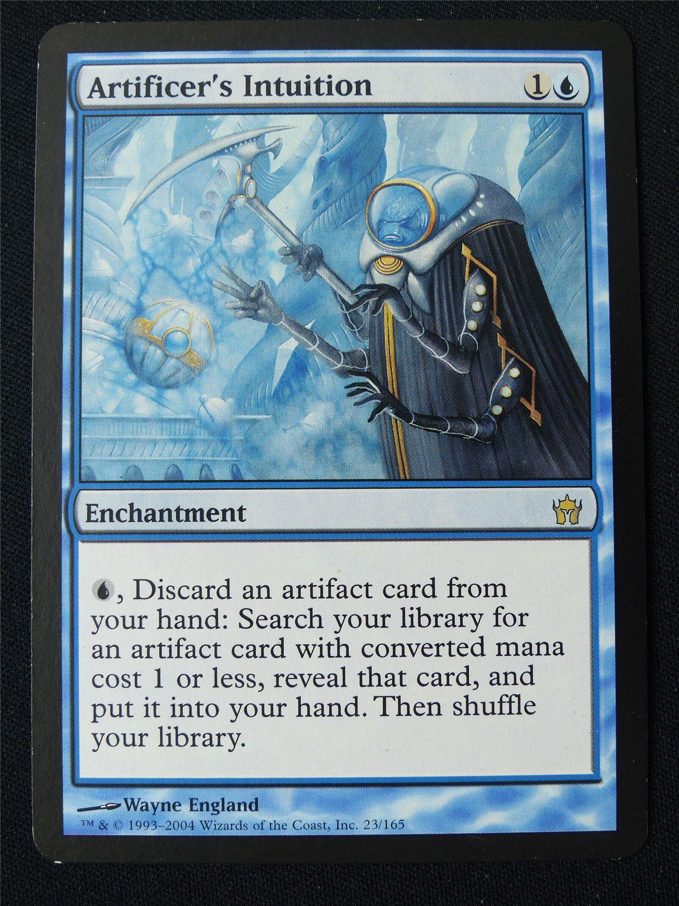 Artificer's Intuition - 5DN - Mtg Card #1YD