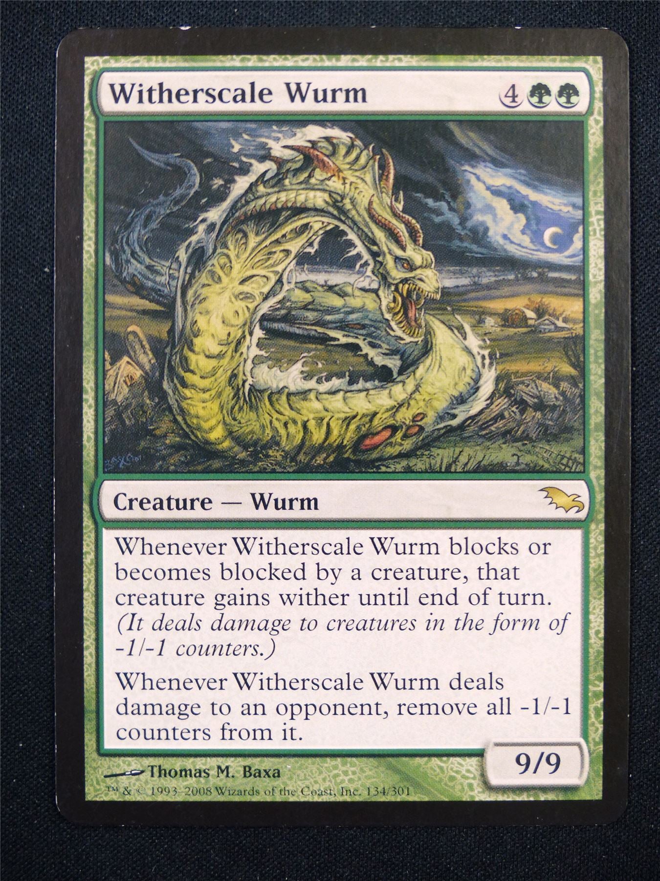 Witherscale Wurm - Mtg Card #13L