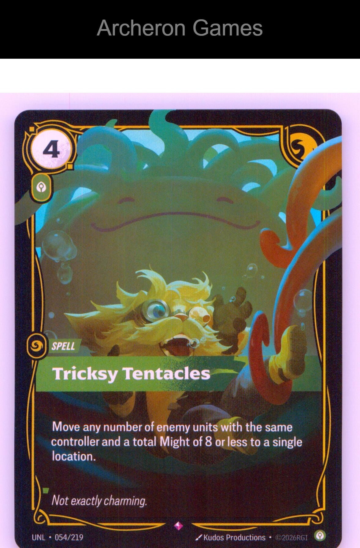Tricksy Tentacles UNL 054/219 R Unleashed Riftbound Card