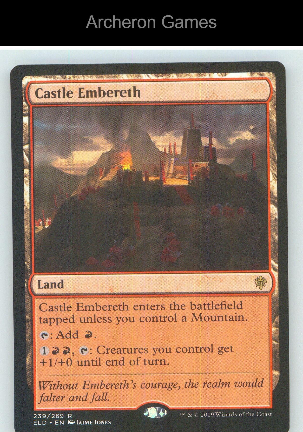Castle Embereth ELD 239 R MTG Card NM/EX+