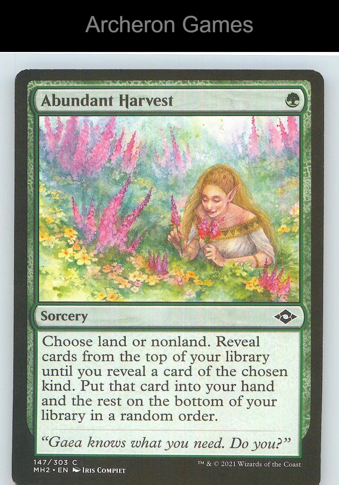 Abundant Harvest MH2 147 C MTG Card NM/EX+