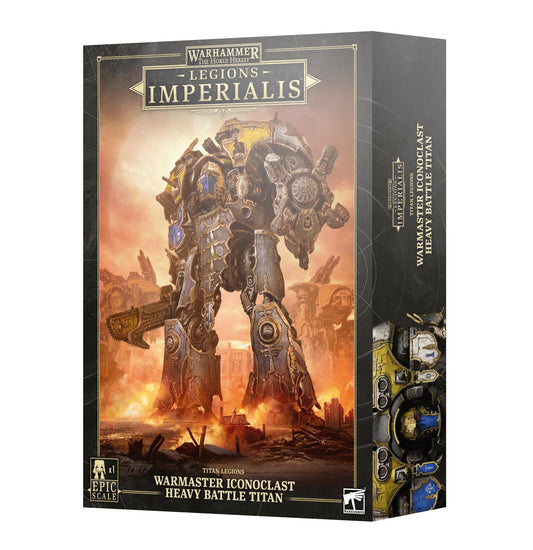 Warmaster Iconoclast Heavy Battle Titan - Titan Legions - Warhammer Legions Imperialis - Available from 29/06/24