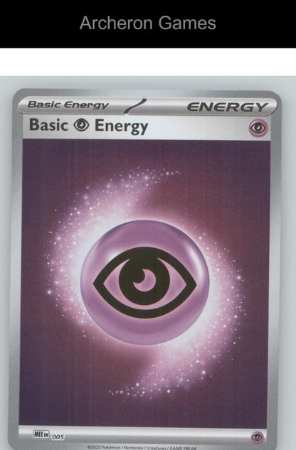 Pokemon Card Basic Psychic Energy SVE 005 C SVE: Scarlet & Violet Energies