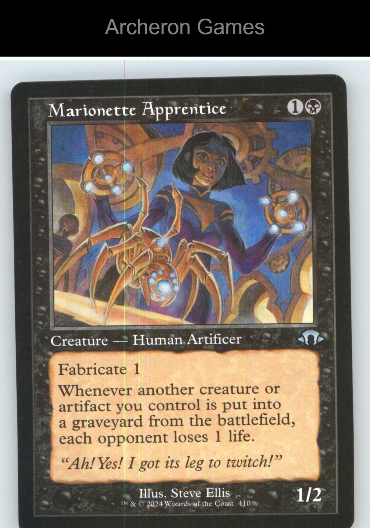 Marionette Apprentice (Retro Frame) MH3 410 UC MTG Card NM/EX+
