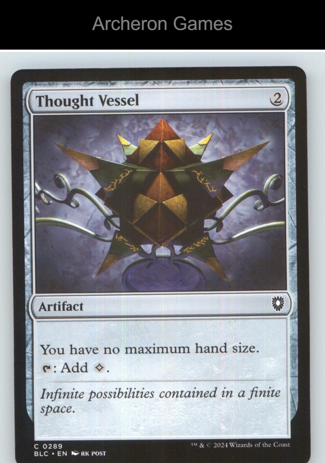 Thought Vessel BLC 289 C MTG Card NM/EX+