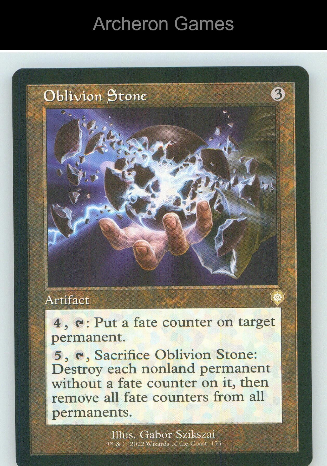 Oblivion Stone (Retro Frame) BRC 153 R MTG Card NM/EX+