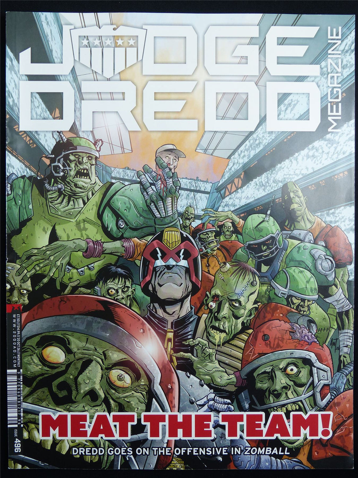 Judge Dredd Megazine #496 - 2000AD Comic Magazine #4FK