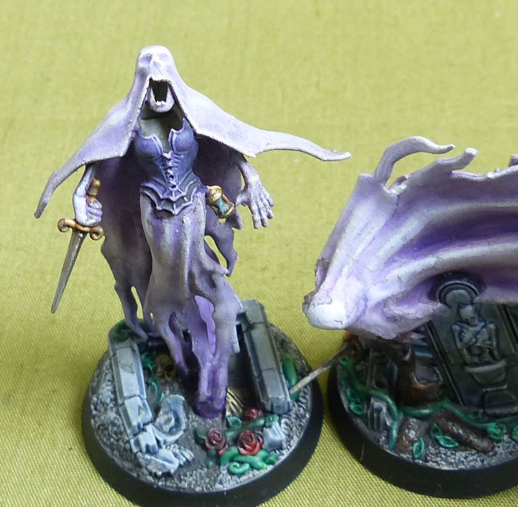 Lady Harrow's Mournflight painted - Death Warband - Warhammer Underworlds #2PQ
