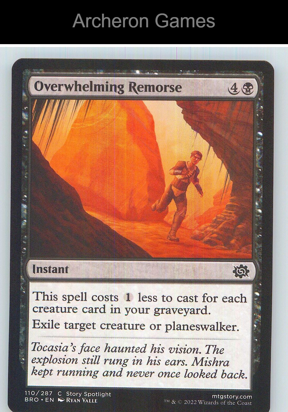 Overwhelming Remorse BRO 110 C MTG Card NM/EX+