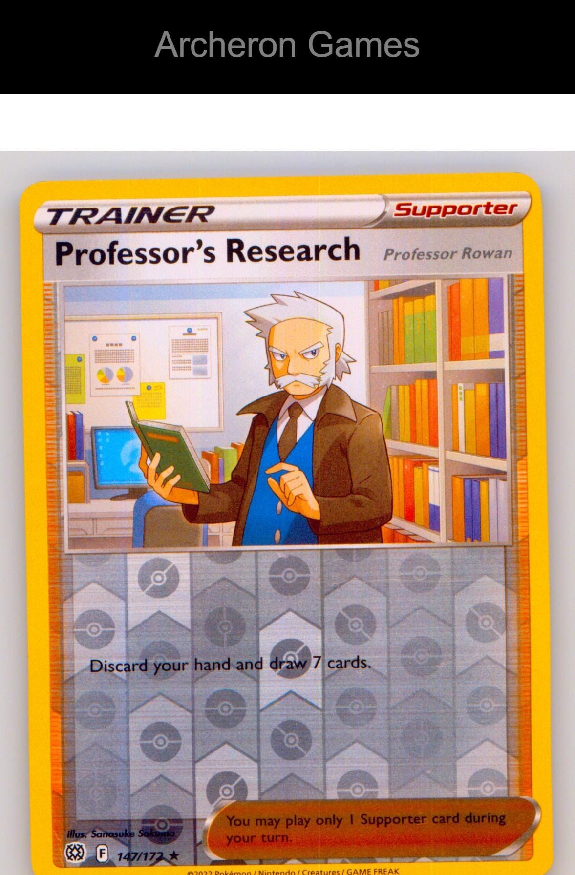 Professor's Research (2021) PPP 147/172 Professor Program Promos Reverse Holo