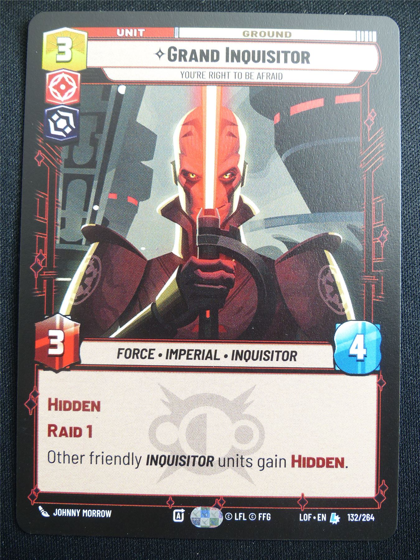 Grand Inquisitor 132/264 - Star Wars Unlimited Card #4GC