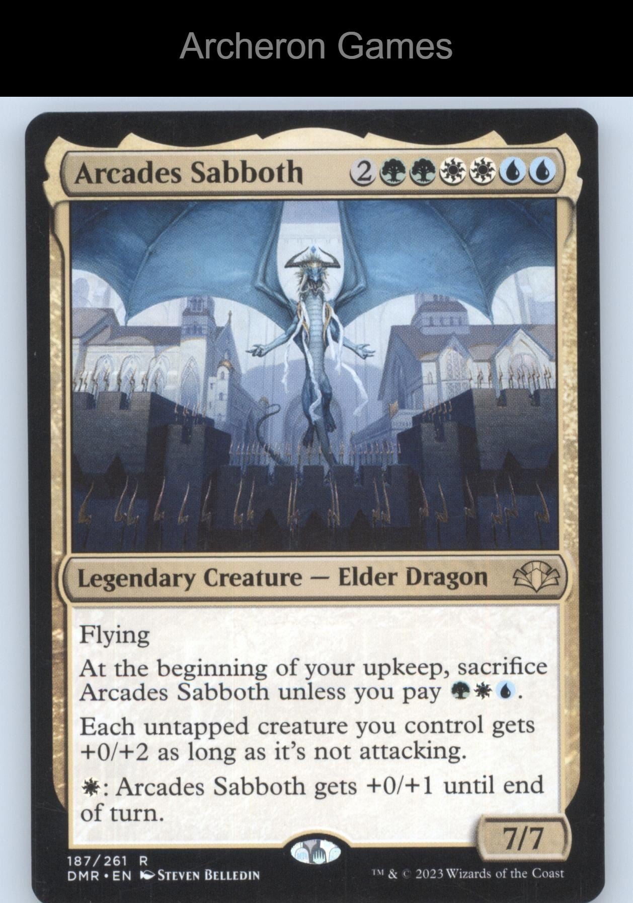 Arcades Sabboth 187 R MTG Card Dominaria Remastered