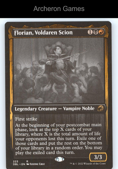 Florian, Voldaren Scion 223 R MTG Card Innistrad: Double Feature