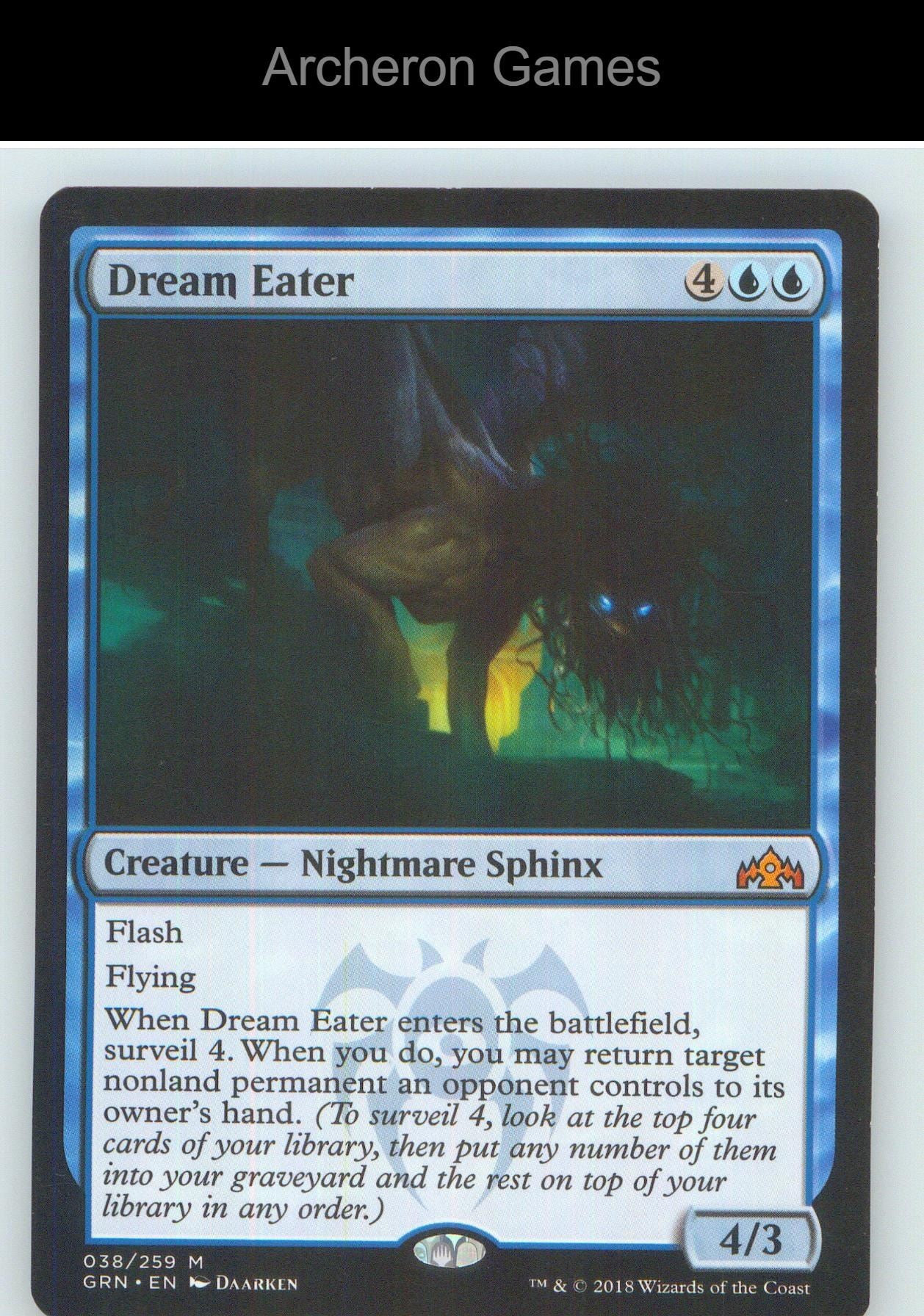 Dream Eater GRN 38 Mythic MTG Card NM/EX+