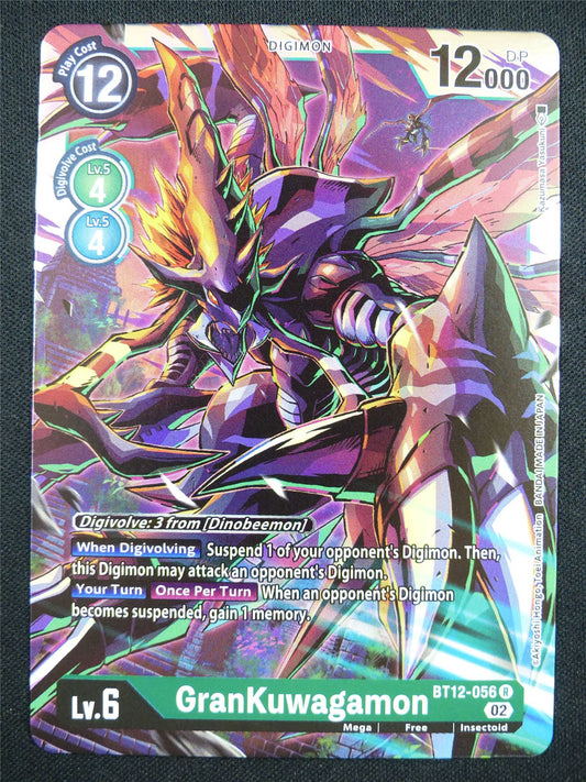 GranKuwagamon BT12-056 R - Digimon Card #KT