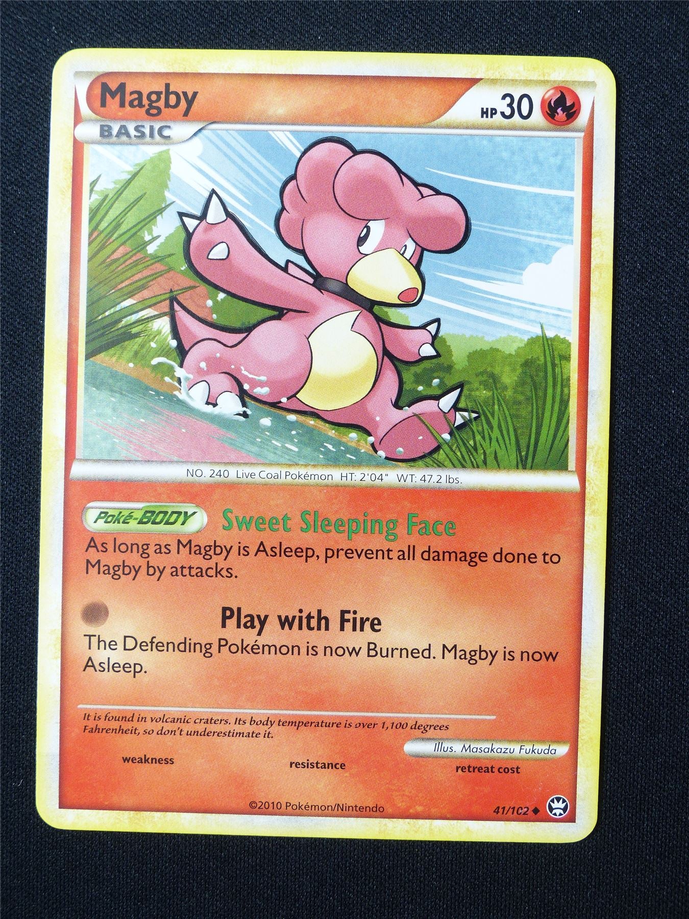 Magby 41/102 - Pokemon Card #61L