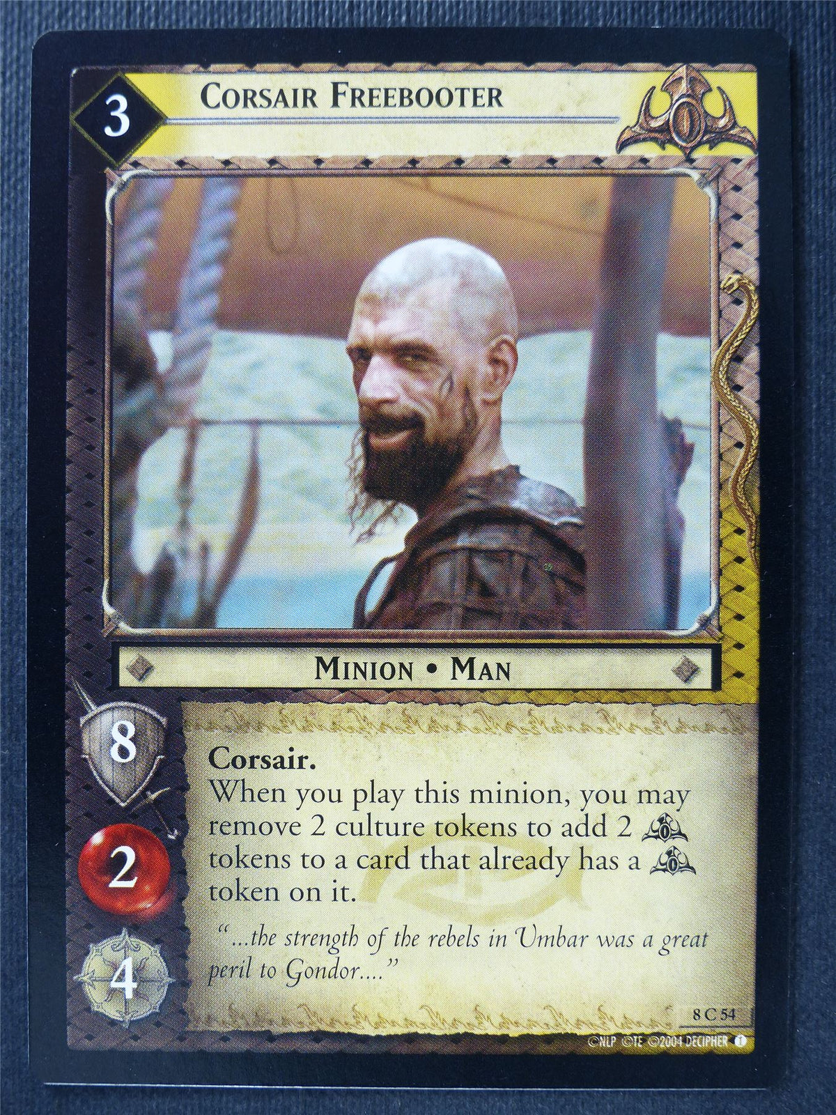 Corsair Freebooter 8 C 54 - LotR Card #3FK