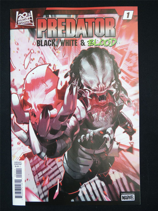PREDATOR: Black White & Blood #1 - Sep 2025 Marvel Comic #1W6