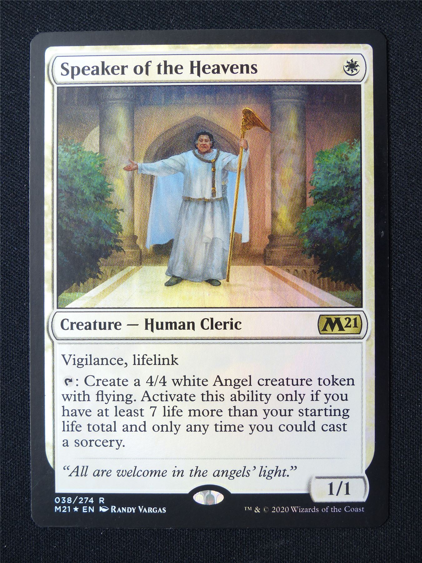 Speaker of the Heavens Foil - M21 - Mtg Card #7B1