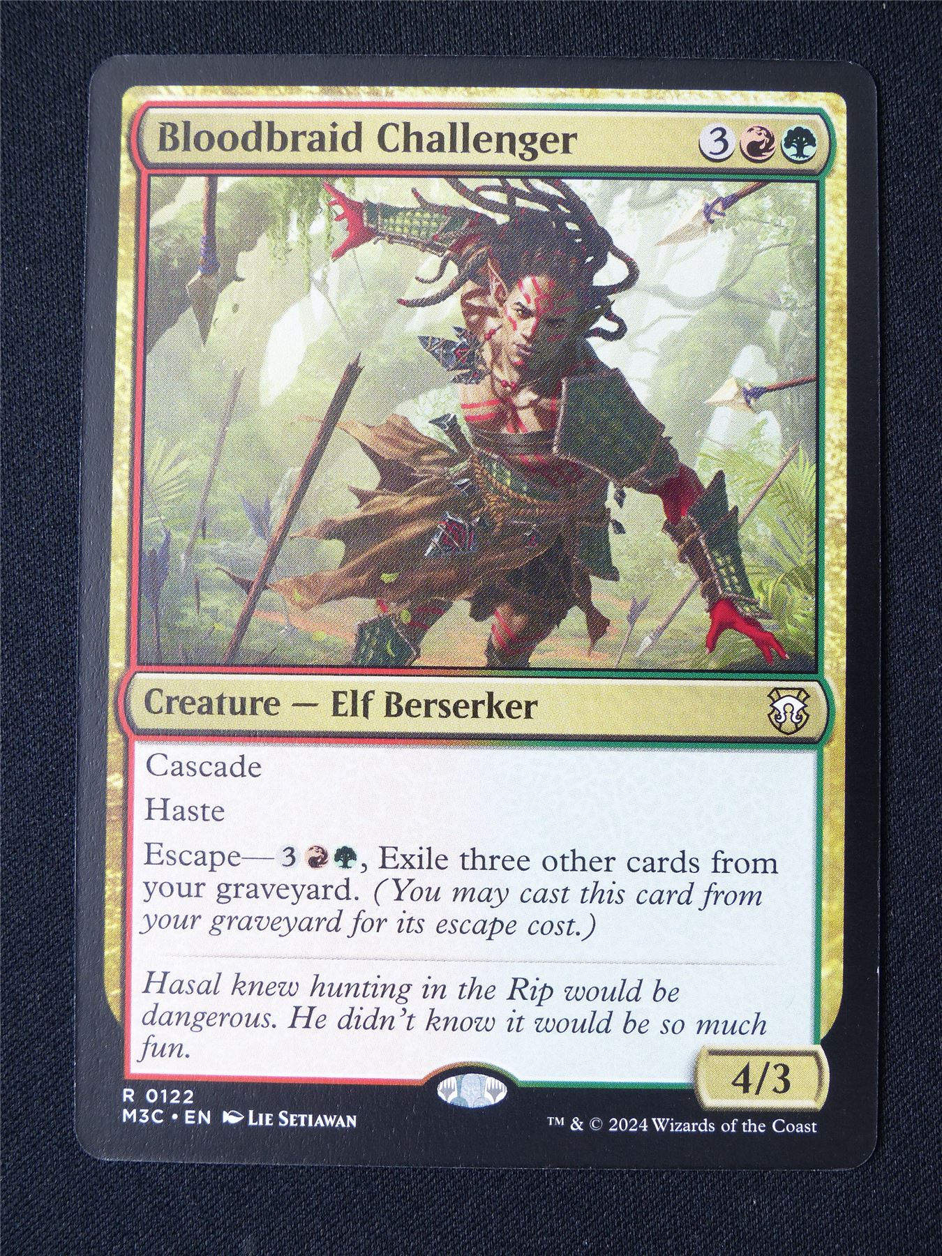 Bloodbraid Challenger - M3C - Mtg Card #326