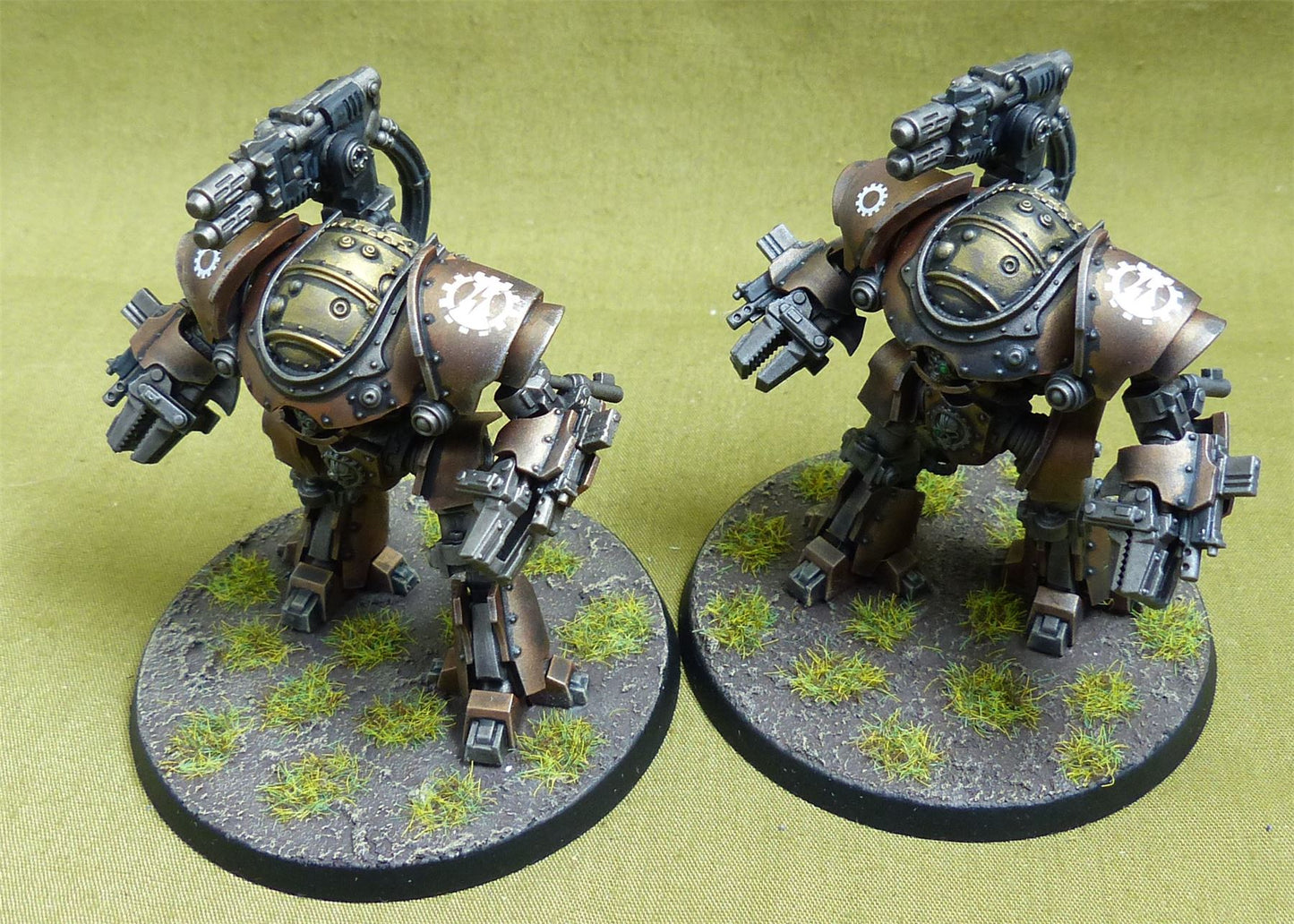 Castellax Battle-automata Maniple painted - Mechanicum - Warhammer Horus Heresy #EM