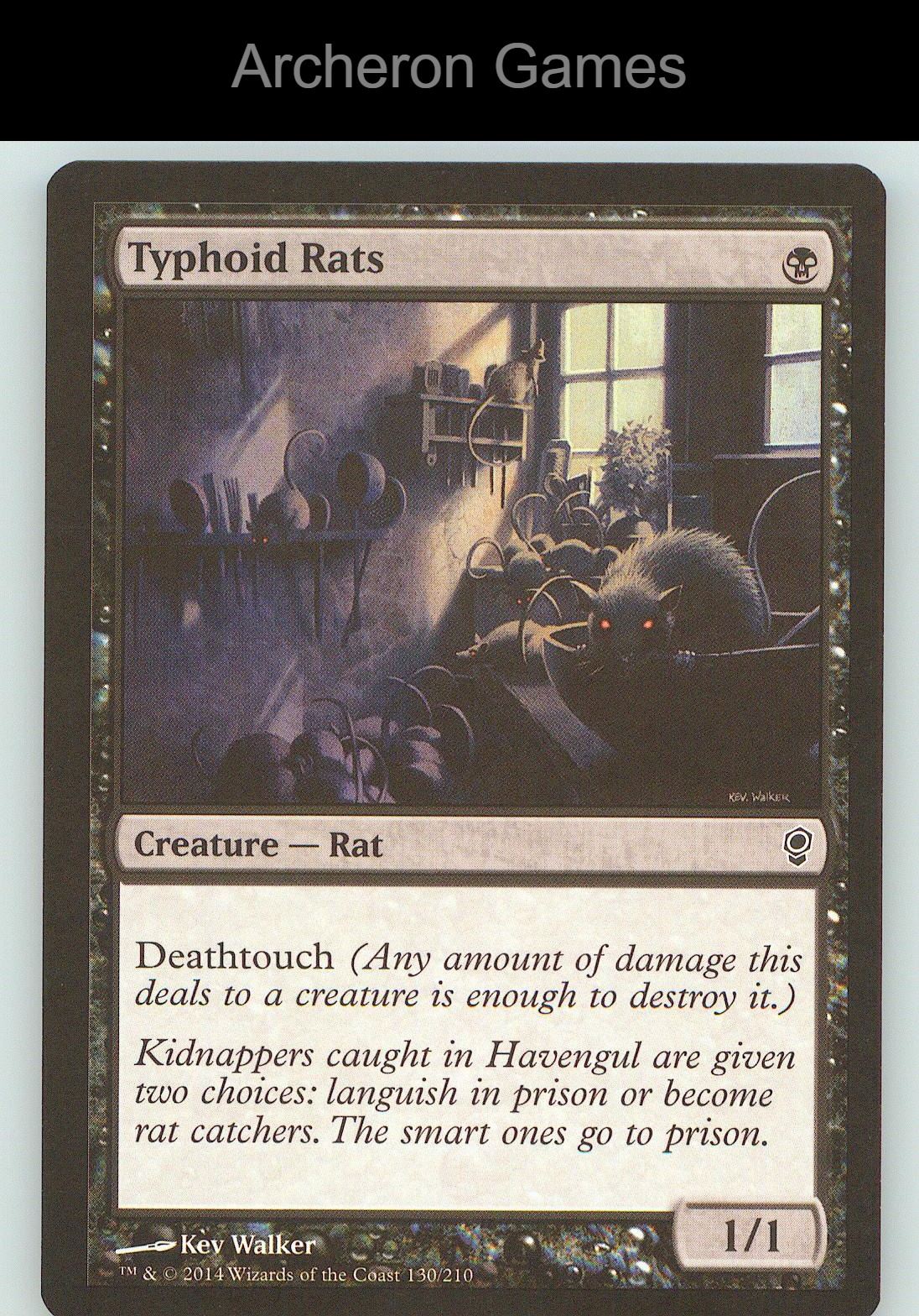 Typhoid Rats CNS 130 C MTG Card NM/EX+