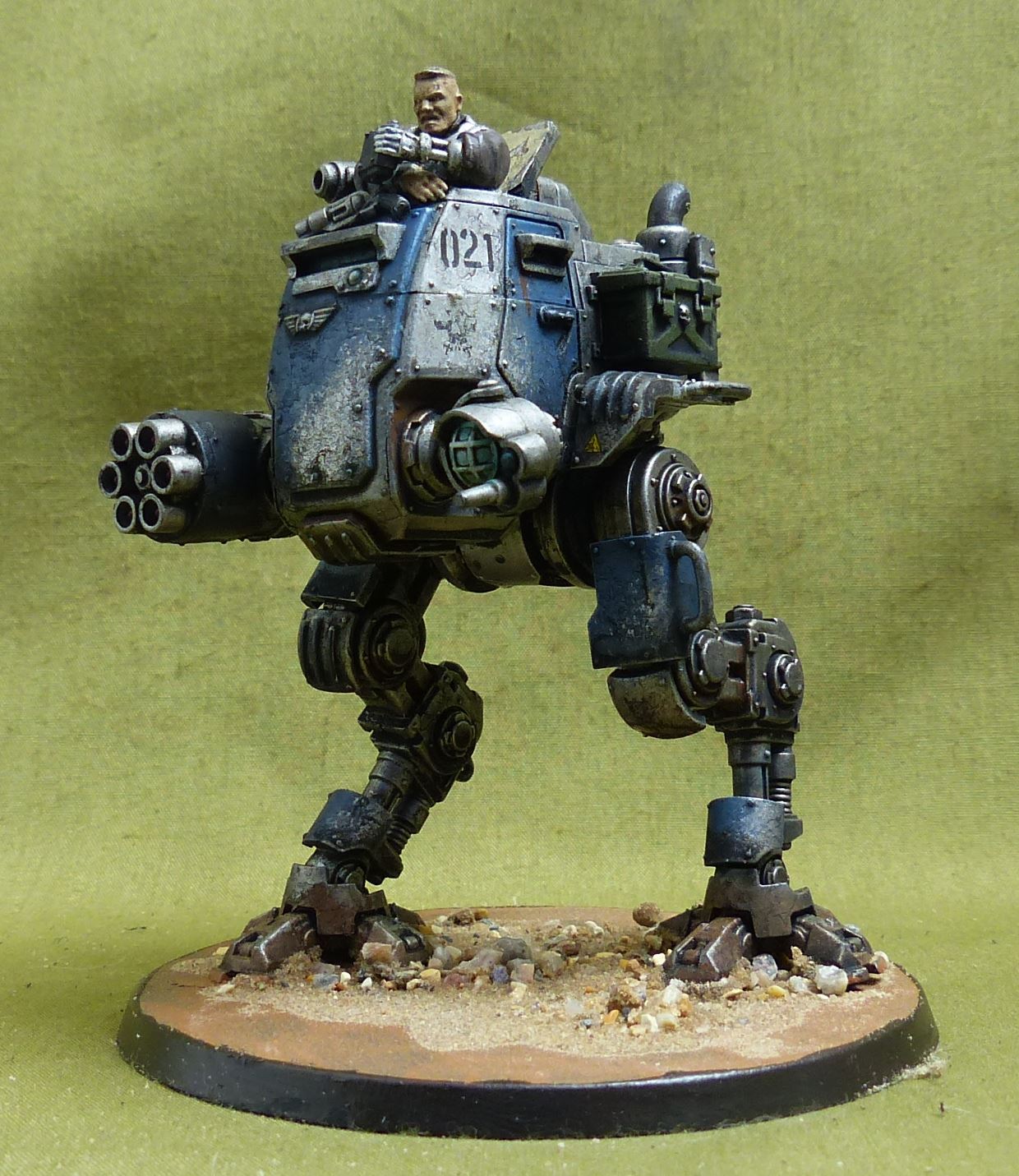 Armoured Sentinel painted - Space Marines - Warhammer 40K #5BN