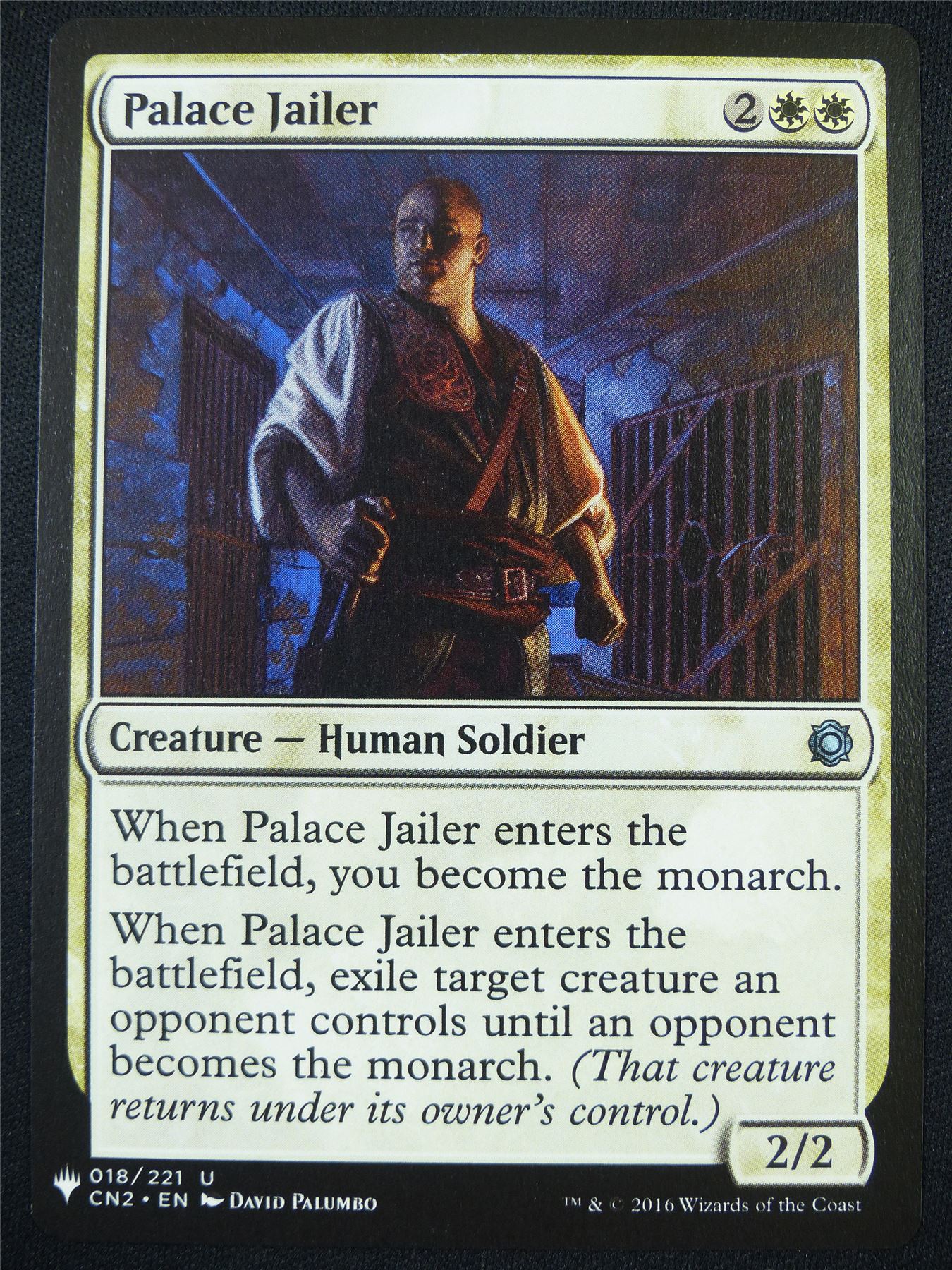 Palace Jailer - CN2 - Mtg Card #5CZ