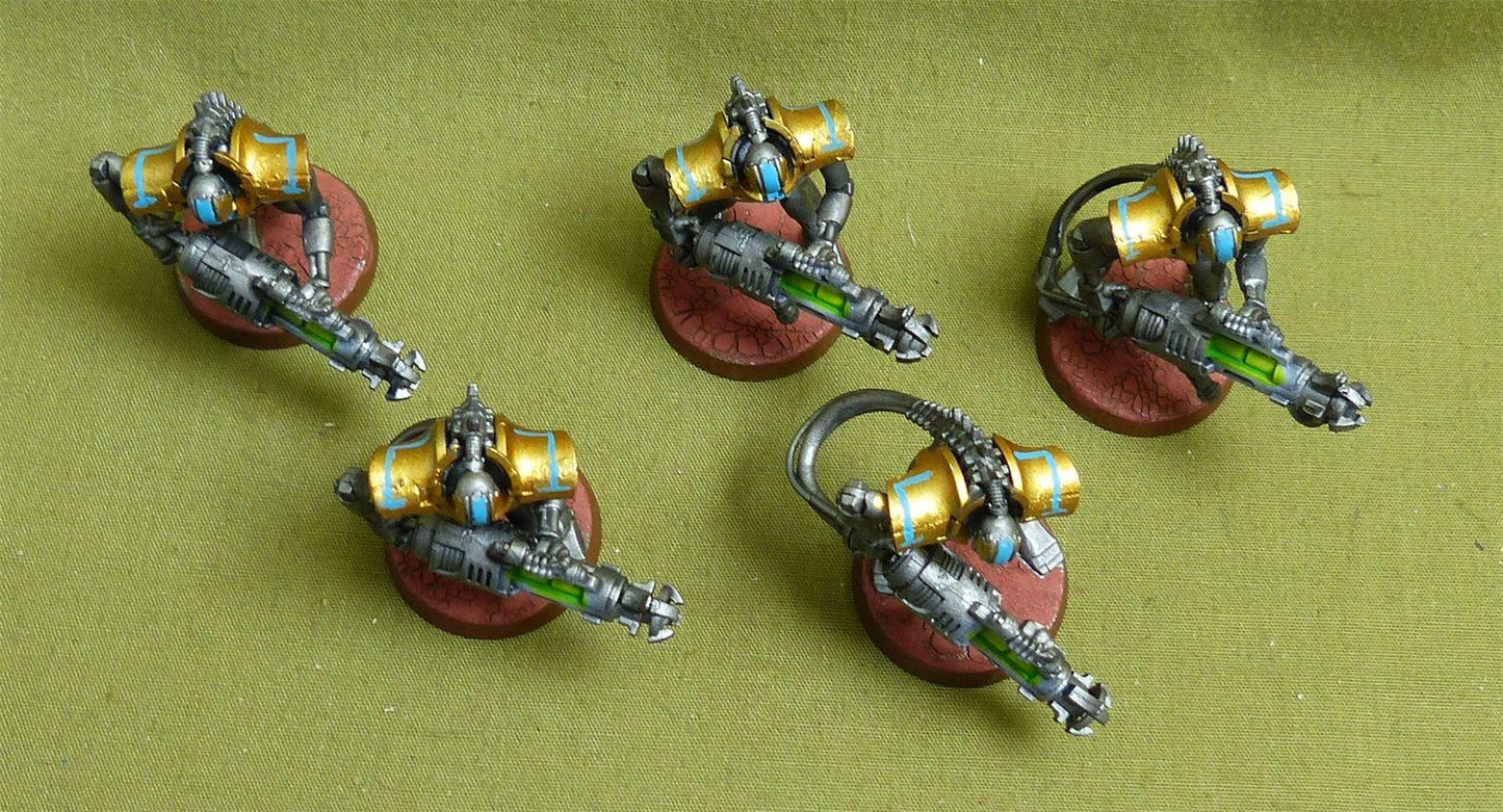 Immortals with Tesla Carbines painted - Necrons - Warhammer 40K #2D6