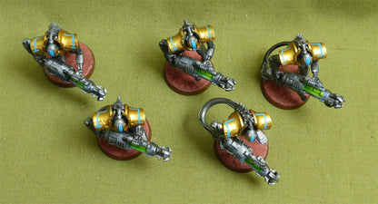 Immortals with Tesla Carbines painted - Necrons - Warhammer 40K #2D6