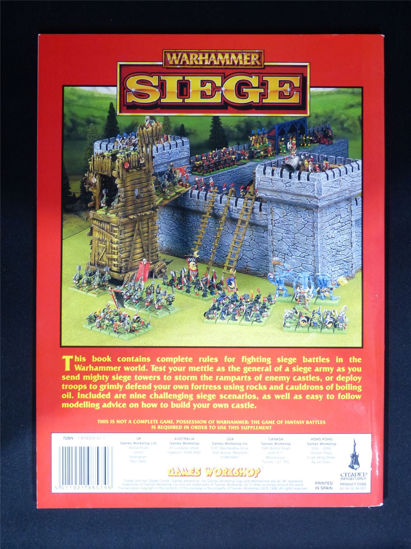 Warhammer: Seige 5th Edition Softback - Warhammer Old World #1GY