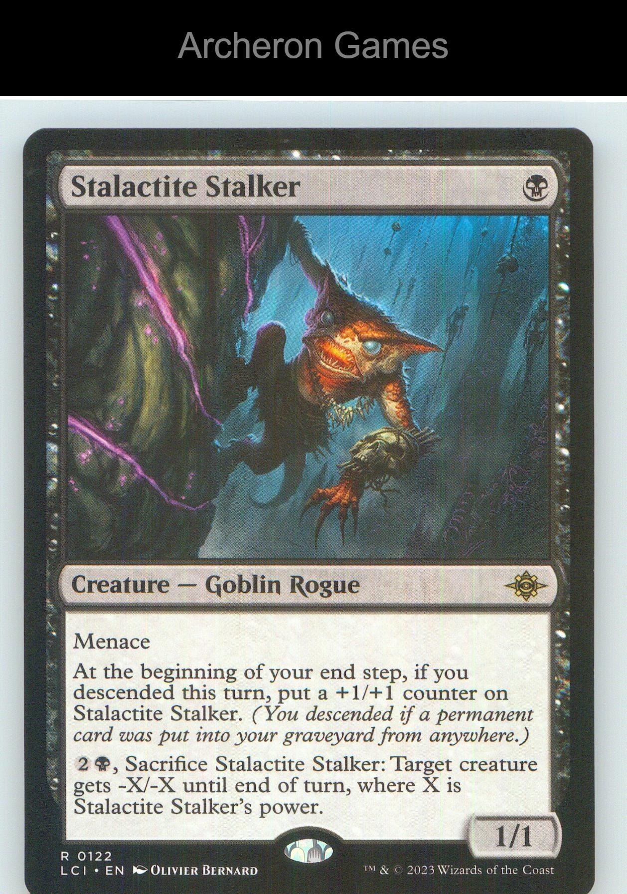 Stalactite Stalker LCI 122 R MTG Card NM/EX+