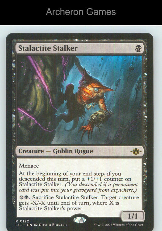 Stalactite Stalker LCI 122 R MTG Card NM/EX+