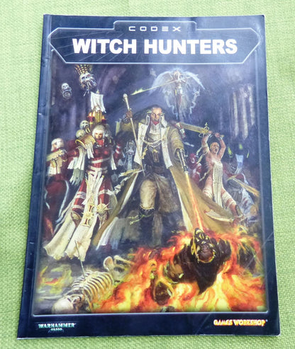 Witch Hunters Codex 2003 Softback Book - Warhammer AoS 40k #93