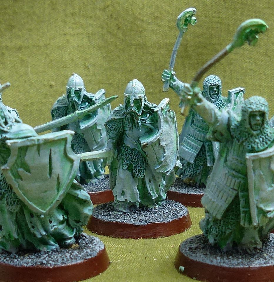 Classic Metal Warriors of the Dead set of 10 painted OOP - Warhammer Middle-Earth #2EI