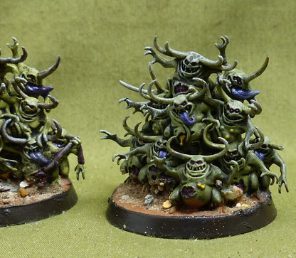 Nurglings painted - Chaos Daemons - Warhammer 40K #5C9