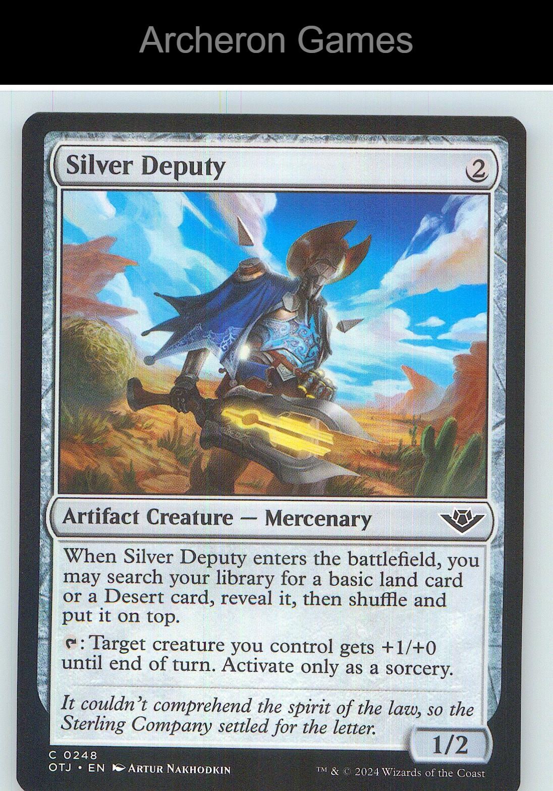 Silver Deputy OTJ 248 C MTG Card NM/EX+
