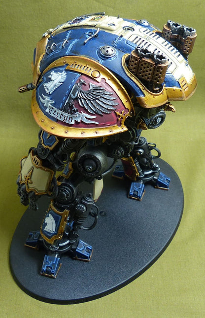 Imperial Knight with Forgeworld Shoulder Pads painted - Warhammer 40K #Z7